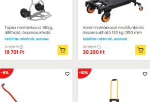 Molnárkocsik és szállítóeszközök